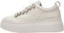 E uelle Vee Strass Lace-Up leren sneakers - Thumbnail 1