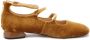 E uelle Vee Velvet Mary Jane Schoenen met 3 Banden - Thumbnail 1