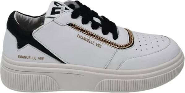 Emanuelle Vee Witte Sneakers voor Dames White Dames