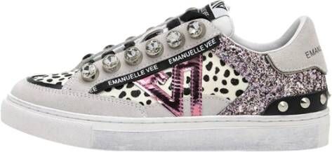 Emanuelle Vee Witte Sneakers voor Vrouwen Multicolor Dames