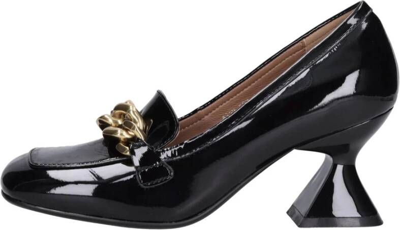 Emanuelle Vee Zwarte platte schoenen voor vrouwen Black Dames