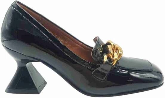 Emanuelle Vee Zwarte platte schoenen voor vrouwen Black Dames
