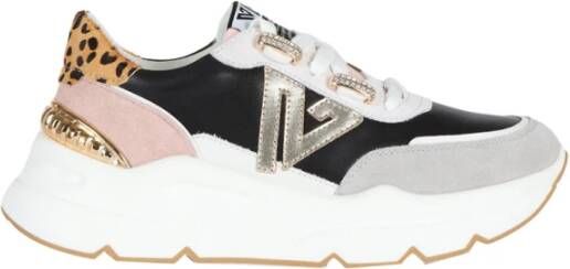 Emanuelle Vee Zwarte Sneakers Elegant Veelzijdig Stijl Multicolor Dames