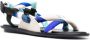 EMILIO PUCCI Multicolor Gewatteerde Sandalen Blue Dames - Thumbnail 1