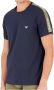 Emporio Armani Adelaar Grafisch T-shirt Blauw Katoen Heren - Thumbnail 1