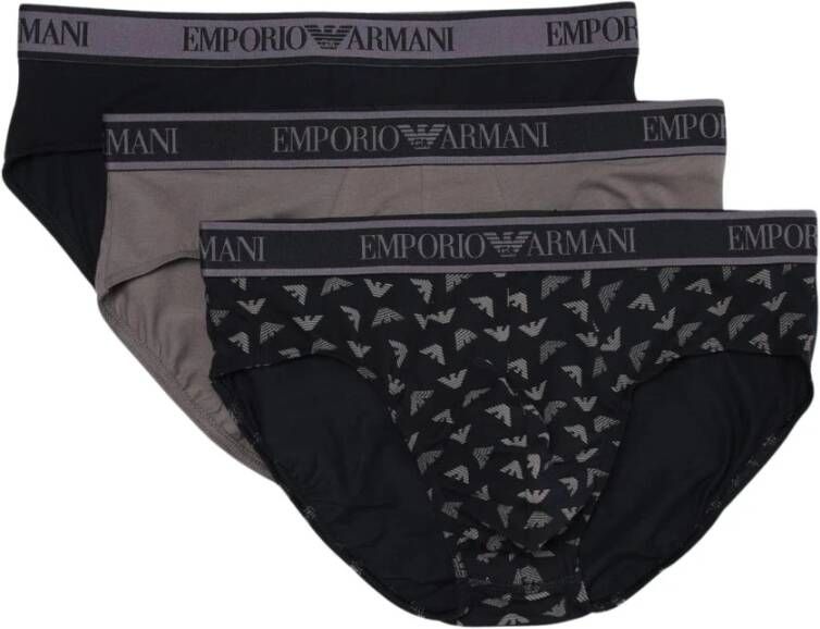 Emporio Ar i Adelaar Logo Briefs 3-Pack
