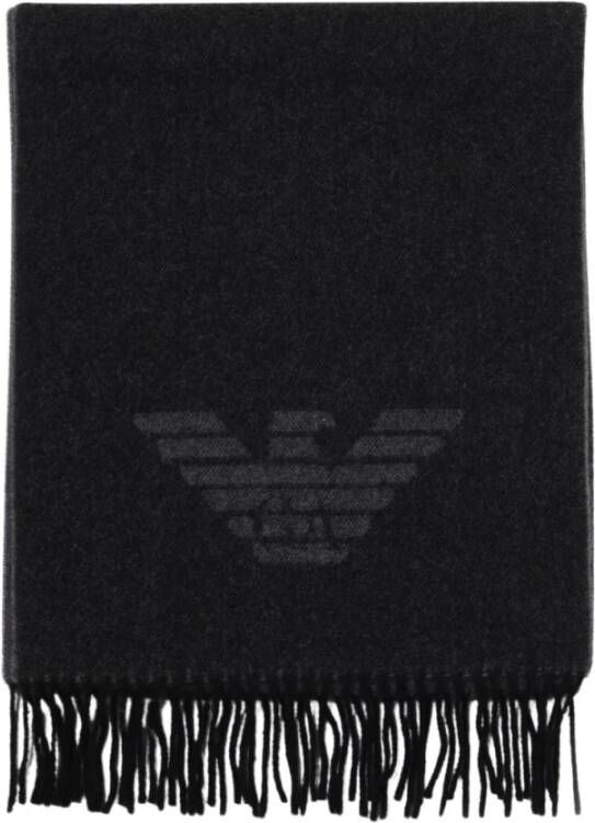 Emporio Armani Adelaar Logo Wollen Sjaal