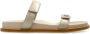 Emporio Ar i Beige Sandalen met Logo Appliqué - Thumbnail 1