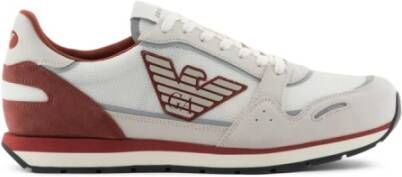 Emporio Ar i Bianco Rosso Stijlvolle Sneakers