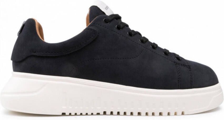 Emporio Armani Sneakers van leer met labeldetails