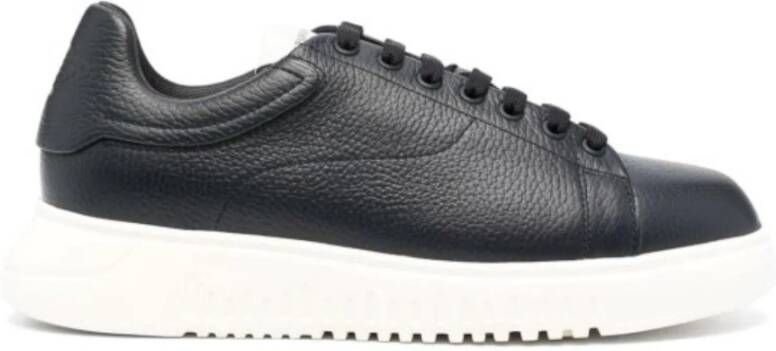 Emporio Armani Blauwe Lage Top Sneakers X4X264Xf76800285