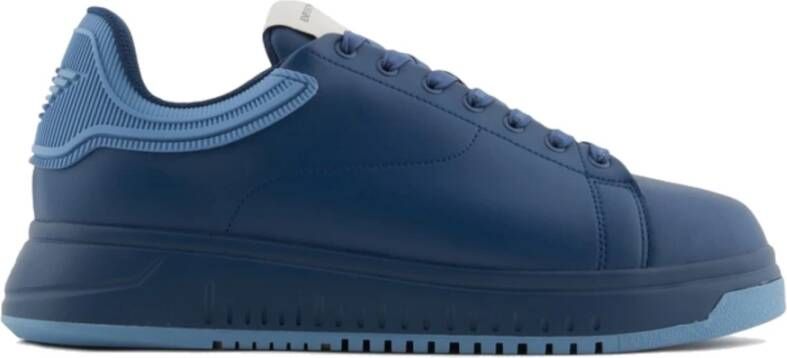 Emporio Ar i Blauwe Lage Top Sneakers X4X264Xn001U554