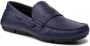 Emporio Armani Blauwe Leren Logo Mocin Blue Heren - Thumbnail 1