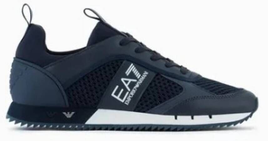 Emporio Armani EA7 Sneaker Heren Sneakers Sportschoenen Schoenen Blauw X8X027 XK050 D813 - Foto 7