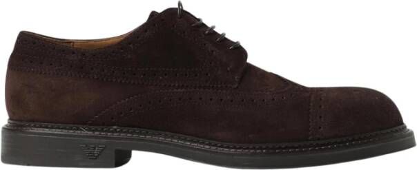 Emporio Ar i Blauwe Suède Brogue Oxford Schoenen