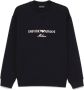 Emporio Ar i Blauwe Trui met Ribboorden - Thumbnail 1