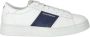Giorgio Armani Logo Sneakers van Glad Leer White Heren - Thumbnail 6