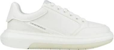 Emporio Armani Casual Sneakers voor Dagelijks Gebruik Beige Heren