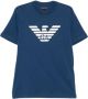 Emporio Ar i Donkerblauw Adelaar Grafisch Katoenen T-shirt - Thumbnail 1