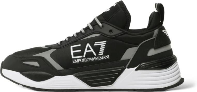 Emporio Armani EA7 Ace Runner Neopreen Sneakers Zwart Heren