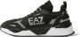 Emporio Armani EA7 Ace Runner Neopreen Sneakers Zwart Heren - Thumbnail 3