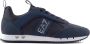 Emporio Armani EA7 Blauwe Sneakers met Eagle Logo - Thumbnail 1
