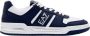 Emporio Ar i EA7 Blauwe Sneakers met Leren Bovenwerk - Thumbnail 1