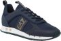 Emporio Armani EA7 Blauwe Sneakers met Ademende Stof Blue Heren - Thumbnail 7