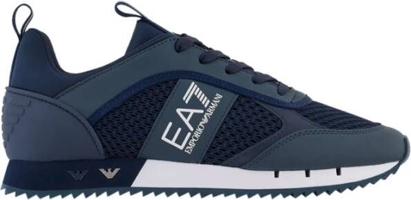 Emporio Armani EA7 Sneaker Heren Sneakers Sportschoenen Schoenen Blauw X8X027 XK050 D813 - Foto 11