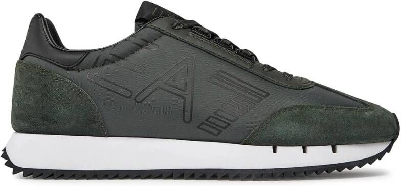 Emporio Armani EA7 Casual Sneakers voor Mannen en Vrouwen Black Heren