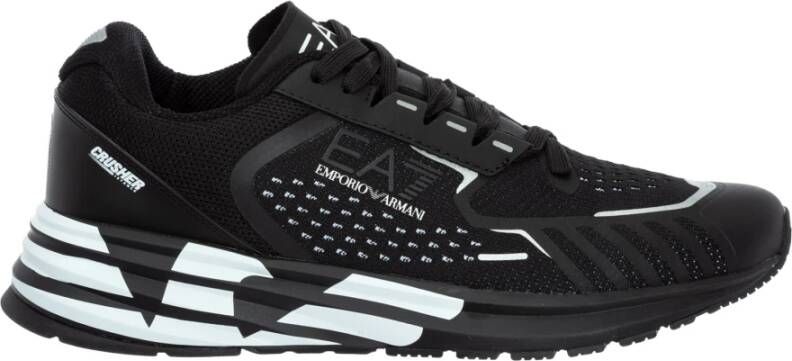 Emporio Armani EA7 Crusher Distance Reflex Sneakers Zwart Heren