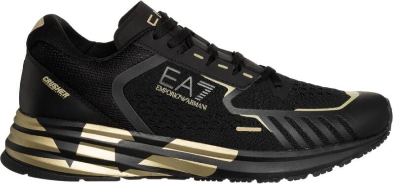 Emporio Armani EA7 Crusher Distance Sneakers Zwart Heren