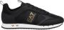 Emporio Armani EA7 X8X185 Lifestyle Sneakers Zwart Goud Wit Black Heren - Thumbnail 11