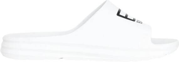 Emporio Armani EA7 Flat Sandals White Heren