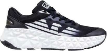 Emporio Armani EA7 Geometrisch patroon herensneakers