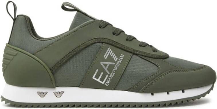 Emporio Armani EA7 Stijlvolle Heren Sneakers Hoge Kwaliteit Green Heren