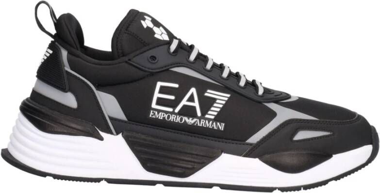 Emporio Armani EA7 Heren Ice Runner Sneakers Zwart Heren