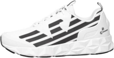 Emporio Ar i EA7 Unisex Sneaker Hardlopen Training Mesh Rubber Zwart Zilver Black - Foto 15