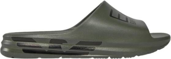 Emporio Armani EA7 Heren Slippers Comfort Elegantie Green Heren - Foto 2