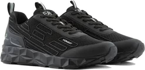 Emporio Armani EA7 Ultimate Kombat Sneakers Vetersluiting Black Heren