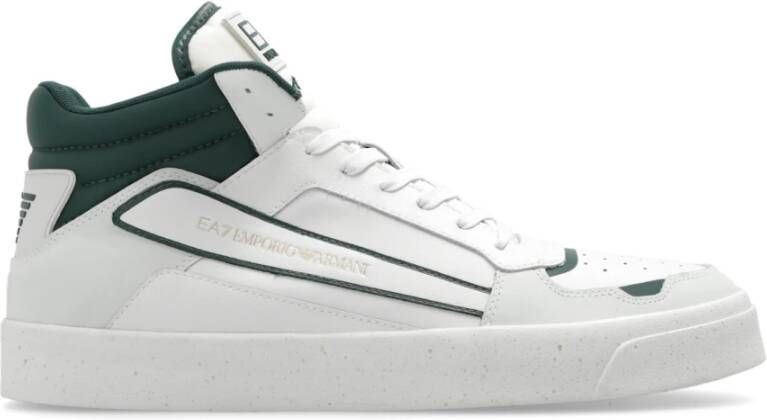 Emporio Armani EA7 Hoge sneakers White Heren