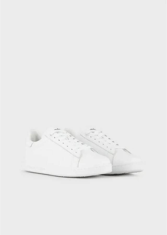 Emporio Ar i EA7 Witte sneakers geïnspireerd op sportkleding White - Foto 5