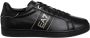 Emporio Armani EA7 Zwarte Sneakers Ronde Neus Vetersluiting Black Heren - Thumbnail 1