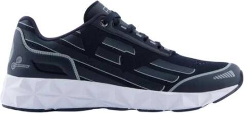 Emporio Armani EA7 Lage Atletische Sneakers Zwart Black Heren