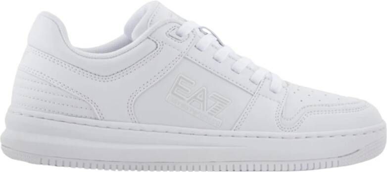Emporio Armani EA7 Witte Sneakers Stijlvol Comfortabele Schoenen White Heren