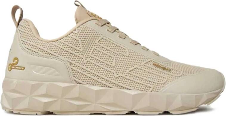 Emporio Armani EA7 Lage Sneakers Beige Heren