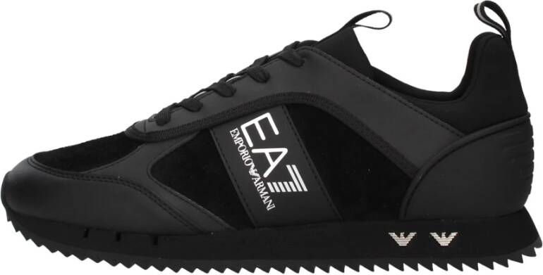Emporio Armani EA7 Lage top sneakers Zwart Heren