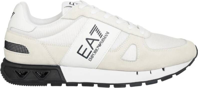 Emporio Armani EA7 Witte lage sneakers X8X151Xk354S271