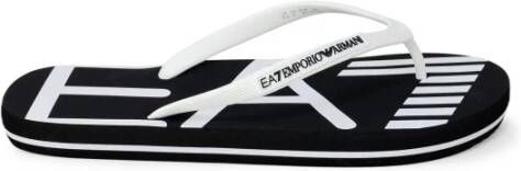 Emporio Armani EA7 Logo Flip-Flops Black- Heren Black
