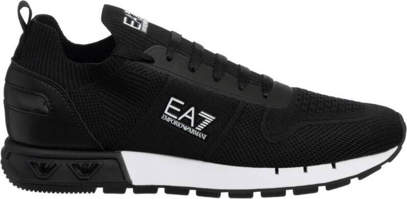 Emporio Armani EA7 Monochrome Veterschoenen Black Heren